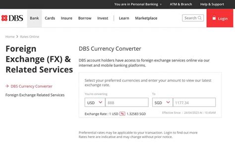 DBS Exchange Rate USD to SGD: A Comprehensive Guide (2023)