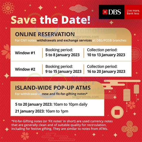 DBS New Notes 2022 Online Reservation: Everything You Need to Know