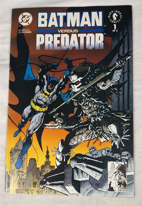 DC Comics Dark Horse Batman vs Predator Batman DC Comics Dark Horse Comics Doc