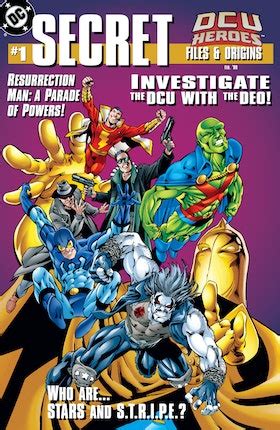 DC Secret Files Issues 8 Book Series Doc