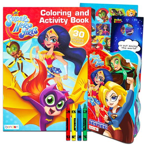 DC Super Hero Girls A Kids Coloring Book Doc