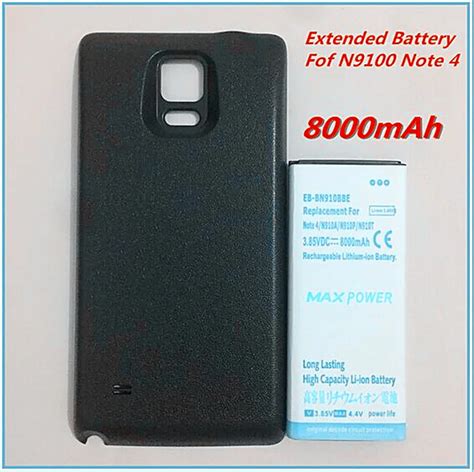 DEALPEAK Samsung Extended Battery 8000mAh Doc