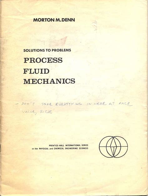 DENN PROCESS FLUID MECHANICS SOLUTIONS Ebook Doc