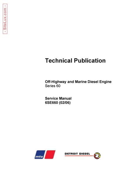 DETROIT DIESEL SERVICE MANUAL Ebook Reader