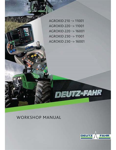 DEUTZ TRACTOR AGROKID MANUAL Ebook Doc