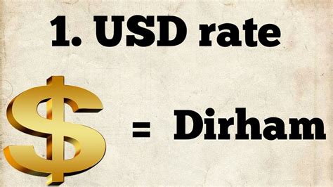 DH Morocco: US Dollar Exchange Rate