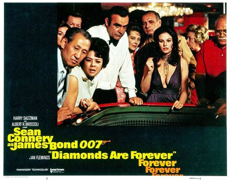 DIAMONDS ARE FOREVER Lobby Cards Complete Set of 8 Cards Doc