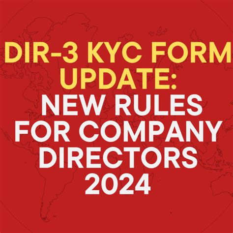 DIR-3 KYC update