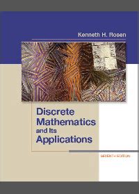 DISCRETE MATHEMATICS AND ITS APPLICATIONS 7TH EDITION SOLUTION MANUAL PDF Ebook PDF