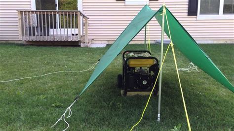 DIY generator tent