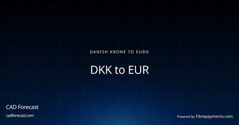 DKK to EUR: Currency Conversion at Your Fingertips