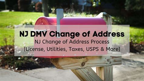 DMV Change of Address New Jersey, Update It Fast!