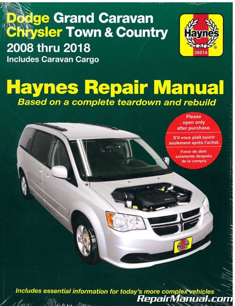 DODGE GRAND CARAVAN REPAIR MANUAL Ebook Kindle Editon