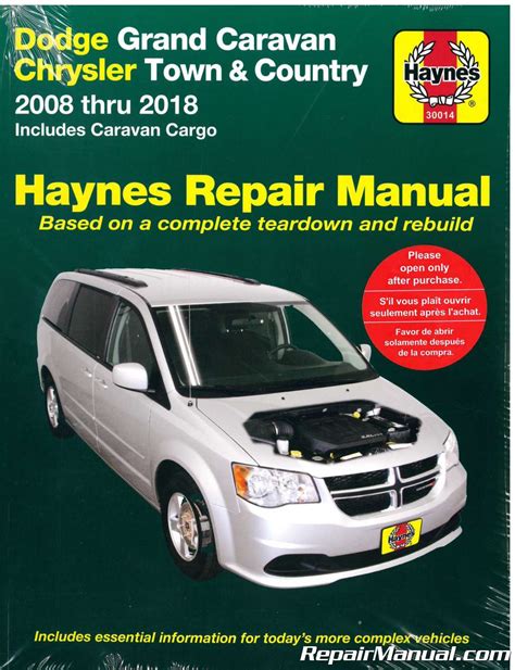 DODGE GRAND CARAVAN REPAIR MANUAL Ebook Kindle Editon