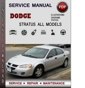 DODGE STRATUS REPAIR MANUAL DOWNLOAD Ebook PDF