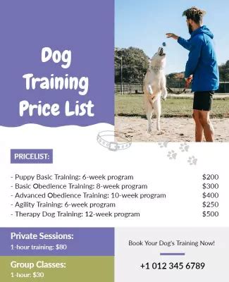 DOG TRAINING FLYER TEMPLATES WORD Ebook Reader