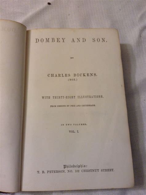 DOMBEY and SON VOL I Doc