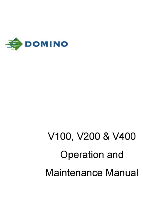 DOMINO C SERIES SERVICE MANUAL Ebook PDF