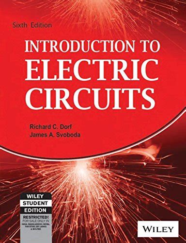 DORF SVOBODA ELECTRIC CIRCUITS SOLUTIONS MANUAL 5 Ebook Epub