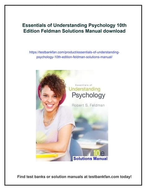 DOWNLOAD ESSENTIALS OF UNDERSTANDING PSYCHOLOGY 10TH Ebook Epub