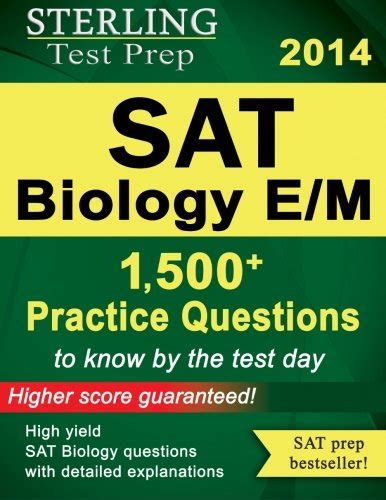 DOWNLOAD PDF Sterling SAT Biology Practice Questions FREE Kindle Editon