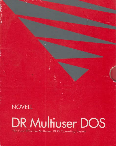 DR DOS Book Including Multi-user DOS PDF