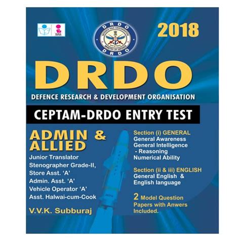 DRDO Scientist Entry Test Defense Research and Development Organisation PDF