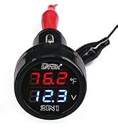 DROK Cigarette Voltmeter Motorcycle Monitoring Kindle Editon