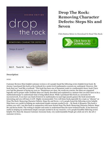 DROP THE ROCK: Download free PDF ebooks about DROP THE ROCK or read online PDF viewer PDF Doc