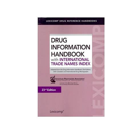 DRUG INFORMATION HANDBOOK 23RD EDITION Ebook PDF