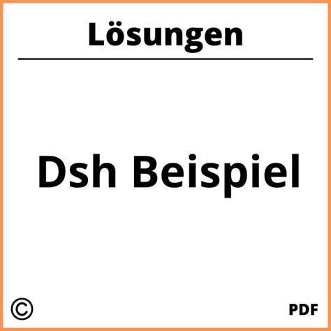 DSH Beispiel TP pdf Kindle Editon