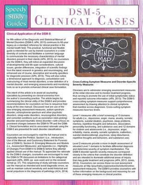 DSM-5 Clinical Cases Speedy Study Guides Doc