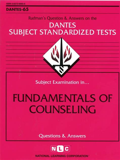 DSST Fundamentals of Counseling Passbooks DANTES SUBJECT STANDARDIZED TESTS DANTES Doc