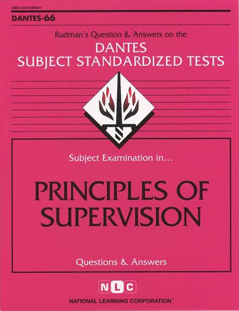 DSST Principles of Supervision Passbooks DANTES SUBJECT STANDARDIZED TESTS DANTES Reader