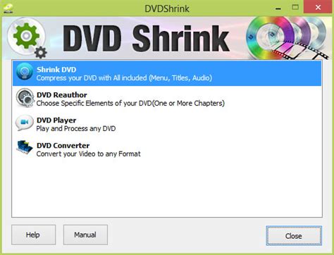 DVD SHRINK USER MANUAL Ebook Reader