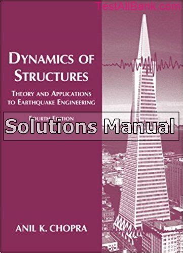 DYNAMICS OF STRUCTURES CHOPRA SOLUTIONS MANUAL FREE Ebook Epub