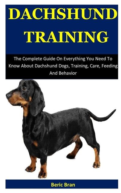 Dachshund training and behavior research