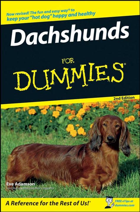 Dachshunds For Dummies 2nd Edition Kindle Editon