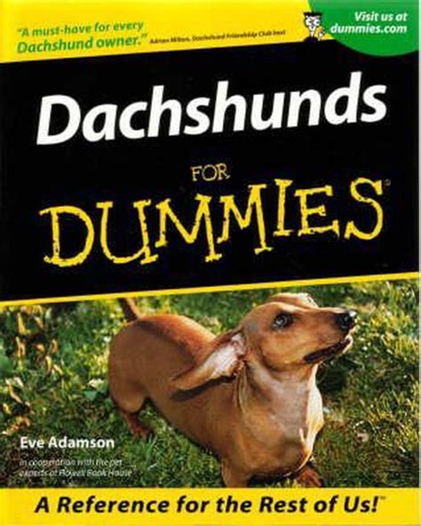 Dachshunds for Dummies Kindle Editon