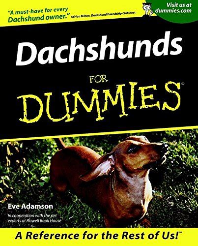 Dachshunds for Dummies PDF