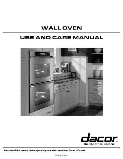 Dacor Technical Manual 5036 PDF Kindle Editon