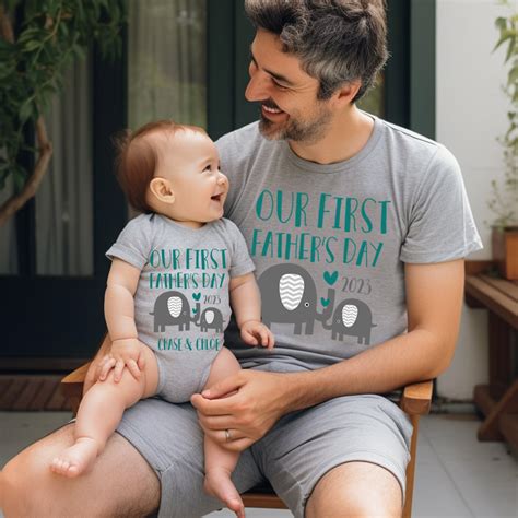 Dad and Baby Matching Shirts: A Bonding Experience for Fathers and Sons