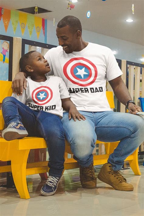 Daddy and Son Matching Shirts: A Bonding Experience