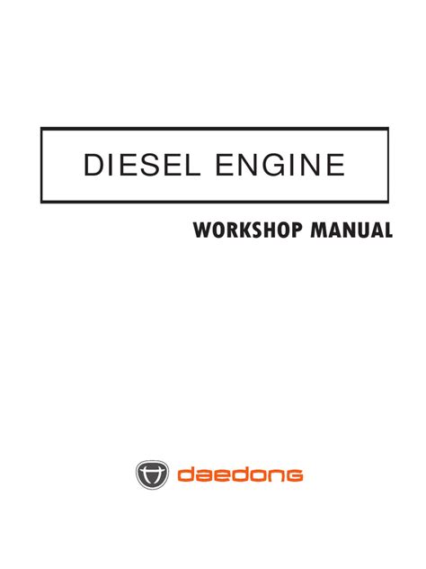 Daedong engine service Ebook PDF