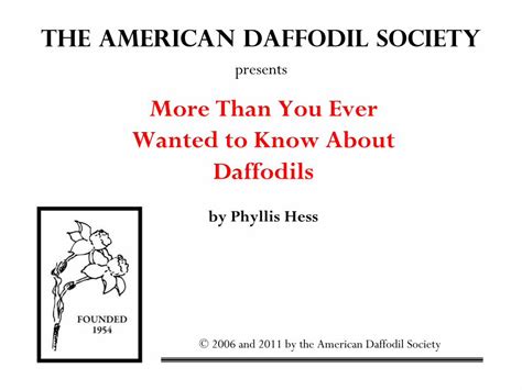 Daffodils: Everything You Ever Wanted to Know (and More!)