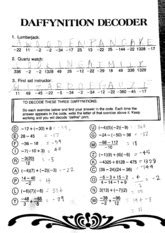 Daffynition Decoder Answer Key 53 Doc