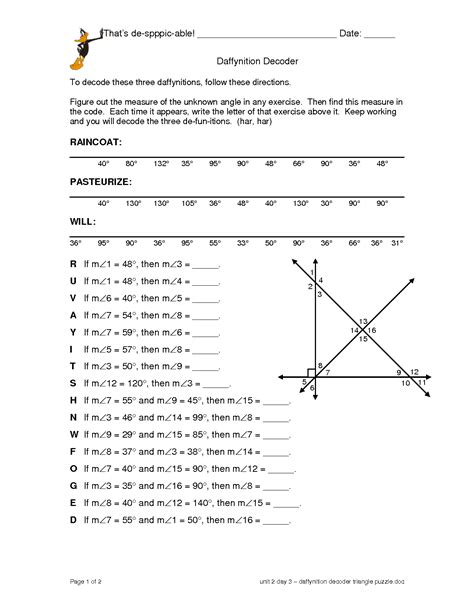 Daffynition Decoder Answers Raincoat PDF