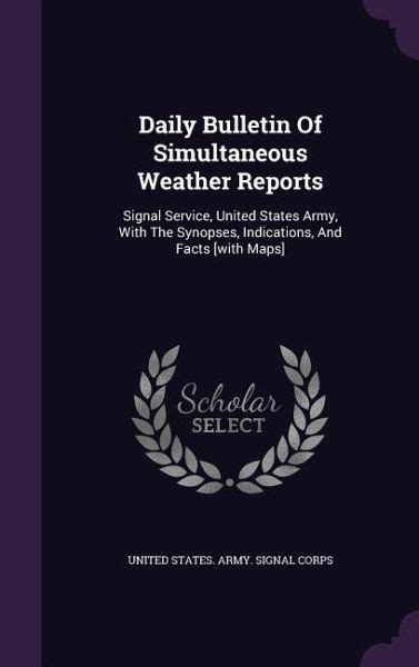 Daily Bulletin of Simultaneous Weather Reports Signal Service PDF