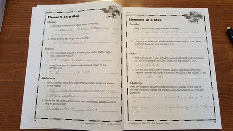 Daily Geography Grade 6 Week 7 Answers Reader