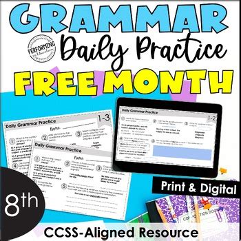 Daily Grammar Practice 8th Grade Answer Key Kindle Editon